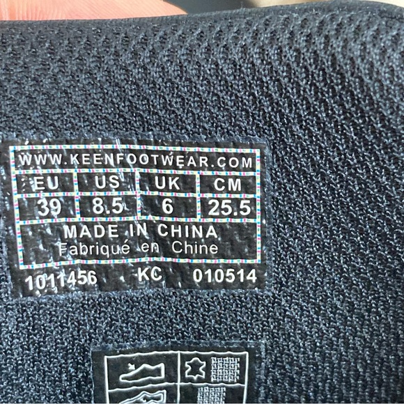 KEEN Bern Baby Bern Lace Up Leather Boots 8.5 Black Gray Comfort Prairie Western - Picture 14 of 15